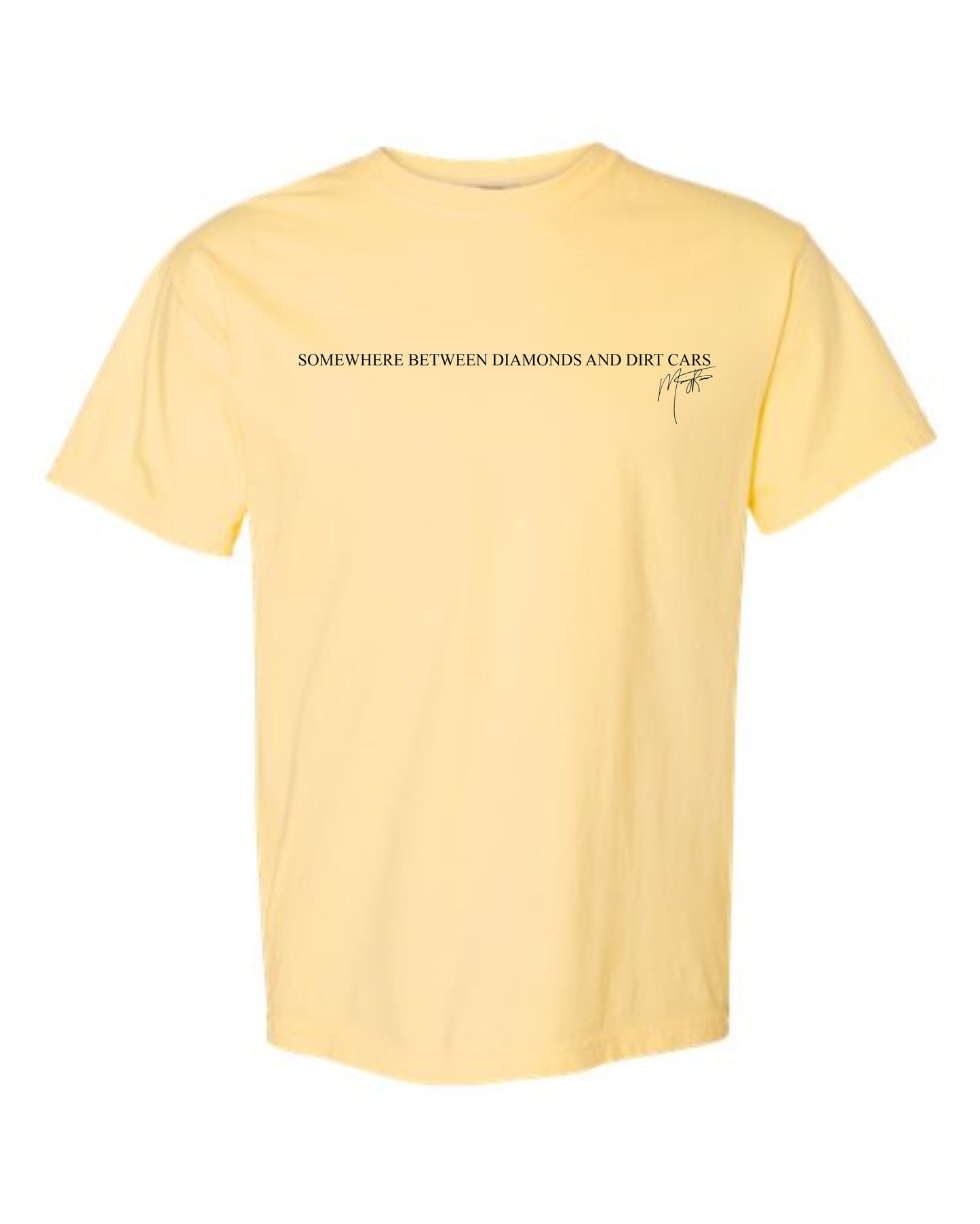 Diamonds and Dirt Cars Comfort Colors Tee